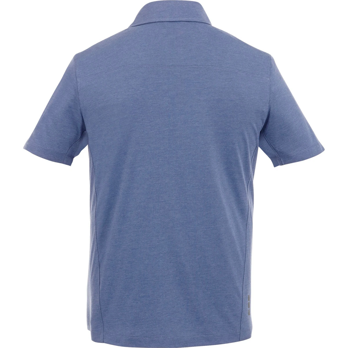 Elevate Men's Steel Blue Heather Concord Short Sleeve Polo 4 Elevate Men's Steel Blue Heather Concord Short Sleeve Polo - Image 2