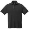 Elevate Men's Black Hakone Short Sleeve Polo -Elevate TM16612 995 F