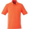Elevate Men's Orange Belmont Short Sleeve Polo 2 Elevate Men's Orange Belmont Short Sleeve Polo -Elevate TM16624 Orange F