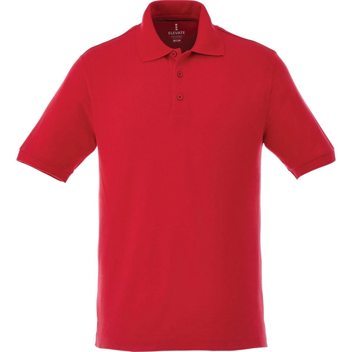 Elevate Men's Team Red Belmont Short Sleeve Polo 3 Elevate Men's Team Red Belmont Short Sleeve Polo