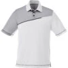 Elevate Men's White Prater Short Sleeve Polo 2 Elevate Men's White Prater Short Sleeve Polo -Elevate TM16702 White F
