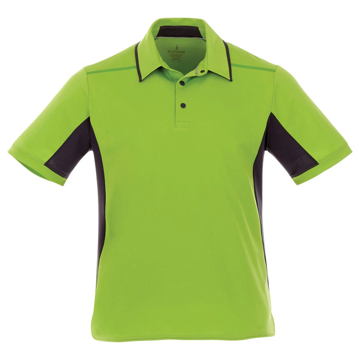 Elevate Men's Apple/Grey Storm Royce Short Sleeve Polo 3 Elevate Men's Apple/Grey Storm Royce Short Sleeve Polo