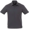 Elevate Men's Black Smoke/Grey Storm Royce Short Sleeve Polo 2 Elevate Men's Black Smoke/Grey Storm Royce Short Sleeve Polo -Elevate TM16704 Black Smoke Grey Storm F
