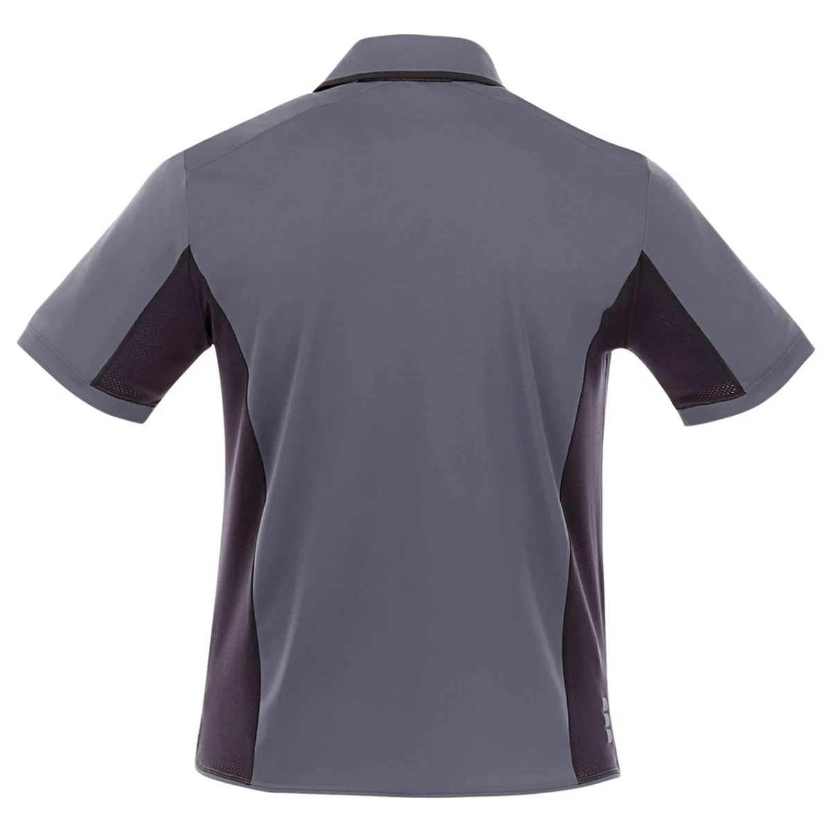 Elevate Men's Light Grey/Grey Storm Royce Short Sleeve Polo 4 Elevate Men's Light Grey/Grey Storm Royce Short Sleeve Polo - Image 2