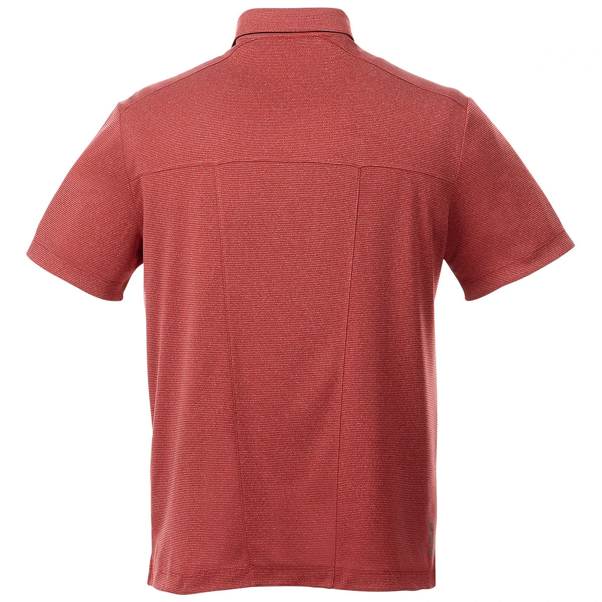 Elevate Men's Vintage Red Heather Skara Short Sleeve Polo 4 Elevate Men's Vintage Red Heather Skara Short Sleeve Polo - Image 2