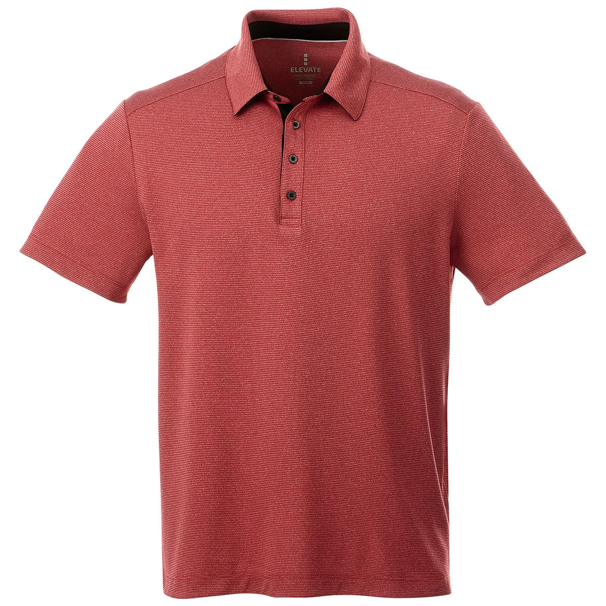 Elevate Men's Vintage Red Heather Skara Short Sleeve Polo 3 Elevate Men's Vintage Red Heather Skara Short Sleeve Polo