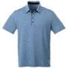 Elevate Men's Metro Blue Heather Skara Short Sleeve Polo 1 Elevate Men's Metro Blue Heather Skara Short Sleeve Polo -Elevate TM16705 550 F