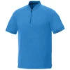 Elevate Men's Invictus Heather Kinport Short Sleeve Stand Collar Polo