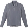 Elevate Men's Steel Grey Caltech Knit Quarter Zip -Elevate TM17807 Steel Grey F