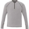 Elevate Men's Heather Grey Quadra Long Sleeve Shirt
