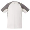 Elevate Men's White/Steel Grey Taku Short Sleeve Tech Tee 1 Elevate Men's White/Steel Grey Taku Short Sleeve Tech Tee -Elevate TM17813 White Steel Grey F