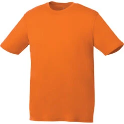 Elevate Men's Orange Omi Short Sleeve Tech T-Shirt