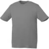 Elevate Men's Steel Grey Omi Short Sleeve Tech T-Shirt -Elevate TM17885 Steel Grey F