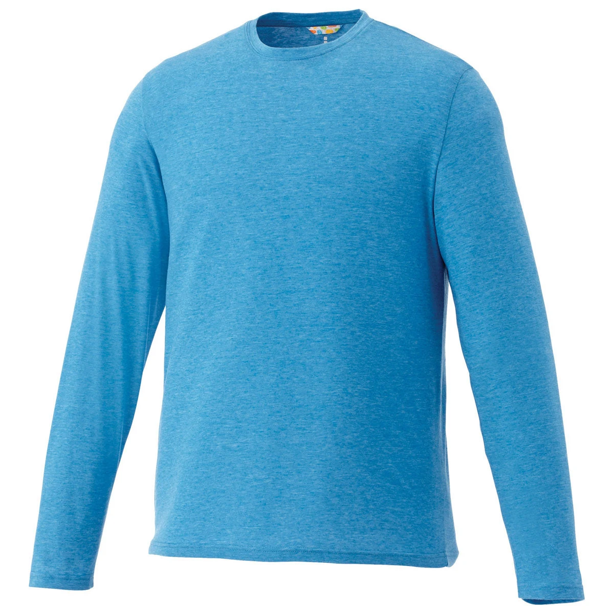 Elevate Men's Olympic Blue Heather Holt Long Sleeve Tee 4 Elevate Men's Olympic Blue Heather Holt Long Sleeve Tee - Image 2