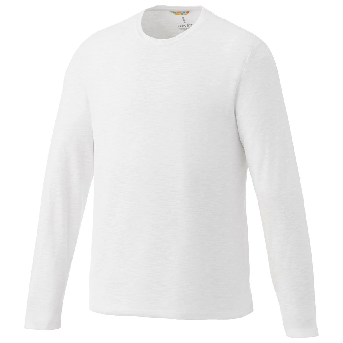 Elevate Men's White Holt Long Sleeve Tee 3 Elevate Men's White Holt Long Sleeve Tee