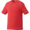 Elevate Men's Team Red Heather Sarek Short Sleeve T-Shirt -Elevate TM17887 Team Red Heather F