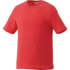 Elevate Men's Team Red Heather Sarek Short Sleeve T-Shirt