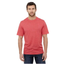Elevate Men's Team Red Heather Sarek Short Sleeve T-Shirt 7 Elevate Men's Team Red Heather Sarek Short Sleeve T-Shirt -Elevate TM17887 Team Red Heather HTF