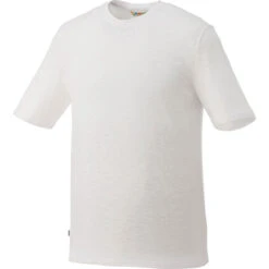 Elevate Men's White Sarek Short Sleeve T-Shirt
