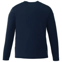 Elevate Men's Navy Parima Long Sleeve Tech Tee -Elevate TM17888 Navy B