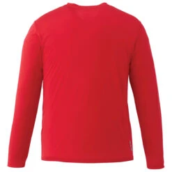 Elevate Men's Team Red Parima Long Sleeve Tech Tee -Elevate TM17888 Team Red B