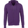 Elevate Men's Purple Cypress Fleece Zip Hoody 2 Elevate Men's Purple Cypress Fleece Zip Hoody -Elevate TM18135 Purple F