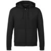 Elevate Men's Black Lavar Eco Knit Full Zip Hoody 1 Elevate Men's Black Lavar Eco Knit Full Zip Hoody -Elevate TM18145 Black F