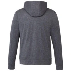 Elevate Men's Heather Dark Charcoal Lavar Eco Knit Full Zip Hoody -Elevate TM18145 Heather Dark Charcoal B