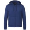 Elevate Men's Vintage Navy Lavar Eco Knit Full Zip Hoody