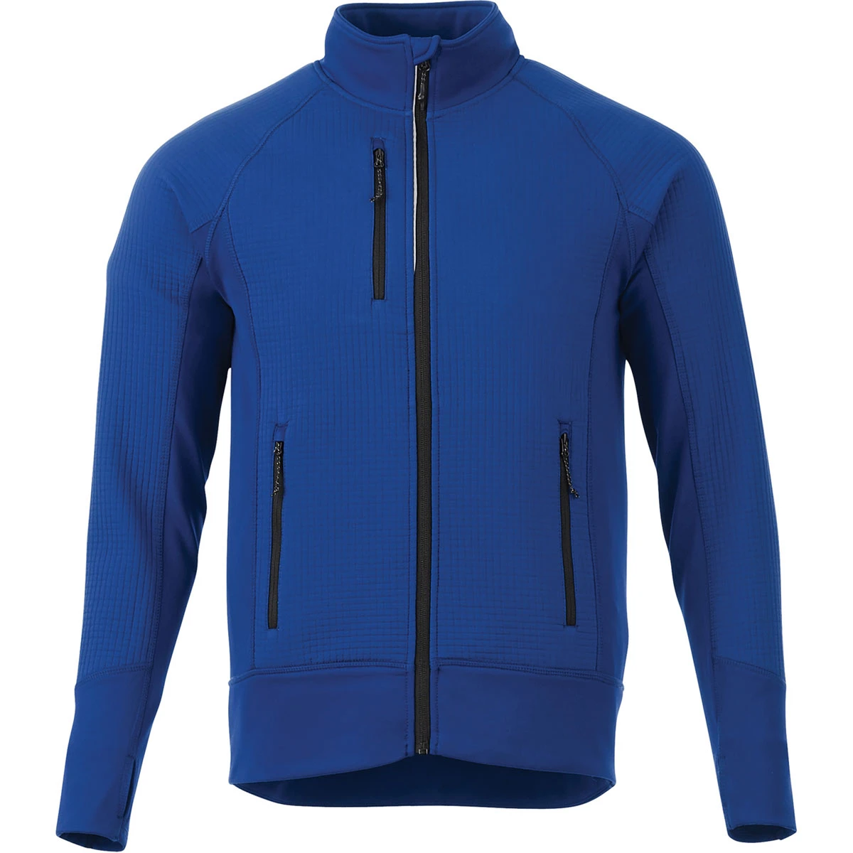 Elevate Men's Metro Blue Panorama Hybrid Knit Jacket 3 Elevate Men's Metro Blue Panorama Hybrid Knit Jacket