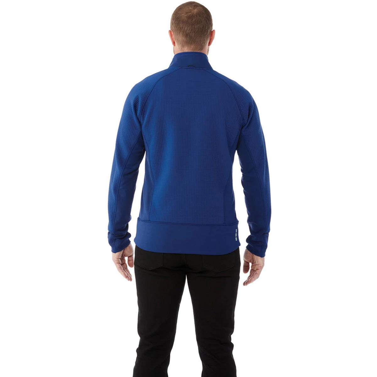 Elevate Men's Metro Blue Panorama Hybrid Knit Jacket 6 Elevate Men's Metro Blue Panorama Hybrid Knit Jacket - Image 4