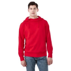 Elevate Men's Team Red Dayton Fleece Hoody -Elevate TM18209 358 HTF