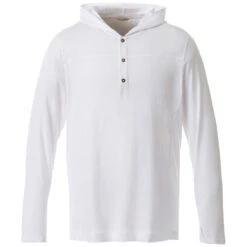 Elevate Men's White Ashland Knit Hoody