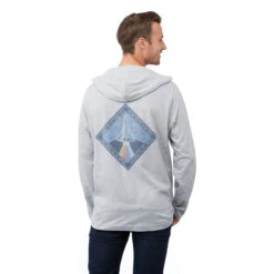 Elevate Men's Heather Grey Ashland Knit Hoody -Elevate TM18213 932 HTB