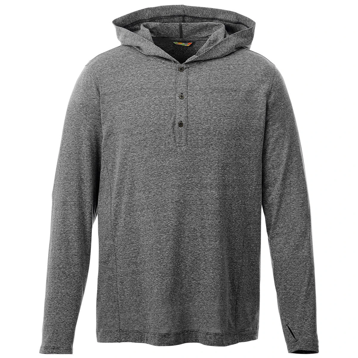 Elevate Men's Heather Dark Charcoal Ashland Knit Hoody 3 Elevate Men's Heather Dark Charcoal Ashland Knit Hoody