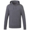 Elevate Men's Heather Dark Charcoal Argus Eco Fleece Hoody -Elevate TM18221 Heather Dark Charcoal F