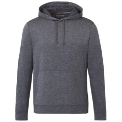 Elevate Men's Heather Dark Charcoal Lavar Eco Knit Hoody