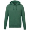 Elevate Men's Juniper Heather Argus Eco Fleece Full Zip Hoody -Elevate TM18223 Juniper Heather F