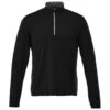 Elevate Men's Black Vega Tech Quarter Zip 2 Elevate Men's Black Vega Tech Quarter Zip -Elevate TM18304 Black F