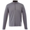 Elevate Men's Steel Grey Vega Tech Quarter Zip -Elevate TM18304 Steel Grey F