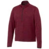Elevate Men's Team Red Heather Mather Knit Half Zip -Elevate TM18307 358 F