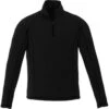 Elevate Men's Black Bowlen Polyfleece Quarter Zip -Elevate TM18308 Black F