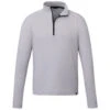 Elevate Men's Silver Heather Asgard Eco Knit Quarter Zip 1 Elevate Men's Silver Heather Asgard Eco Knit Quarter Zip -Elevate TM18310 Silver Heather F