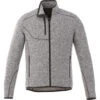Elevate Men's Light Heather Grey Tremblant Knit Jacket -Elevate TM18610 Light Heather Grey F