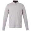 Elevate Men's Heather Grey Stratton Knit Quarter Zip -Elevate TM18612 Heather Grey F
