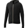 Elevate Men's Black Garner Knit Full Zip Hoodie 2 Elevate Men's Black Garner Knit Full Zip Hoodie -Elevate TM18731 Black F