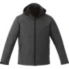 Elevate Men's Heather Dark Charcoal Delamar 3-in-1 Jacket