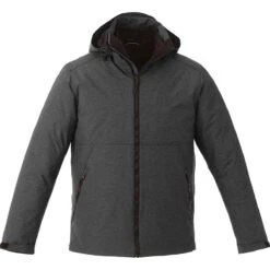Elevate 10 Elevate Men's Heather Dark Charcoal Delamar 3-in-1 Jacket