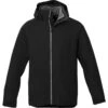 Elevate Men's Black/Heather Dark Charcoal Arlington 3-in-1 Jacket
