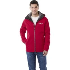 Elevate Men's Team Red/Heather Dark Charcoal Arlington 3-in-1 Jacket -Elevate TM19307 Team Red Heather Dark Charcoal HTF